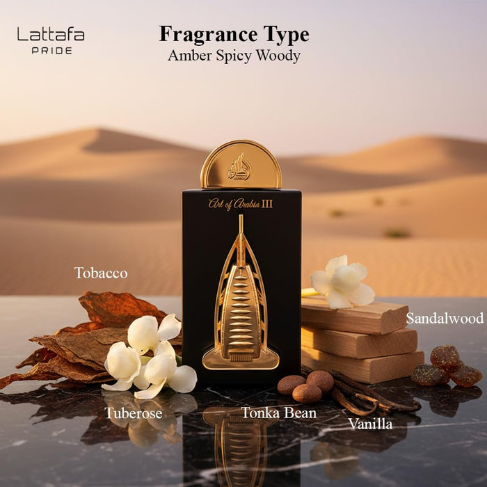Lattafa Pride Art Of Arabia III Eau De Parfum For Men & Women