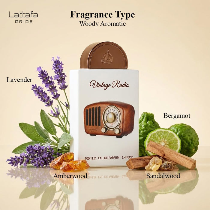 Lattafa Vintage Radio Eau De Parfum For Men & Women
