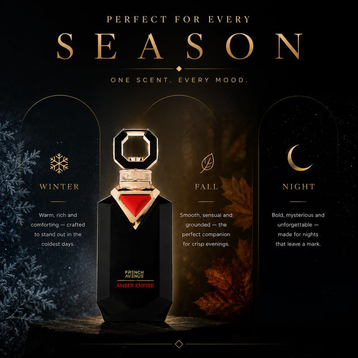 French Avenue Amber Empire Extrait De Parfum For Men & Women