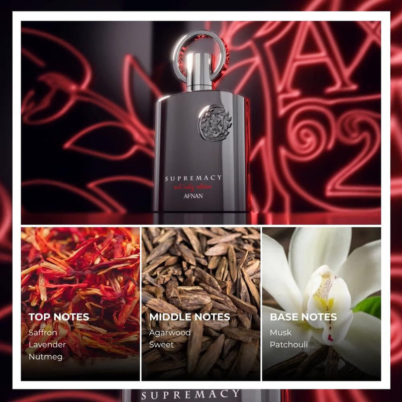 Afnan Supremacy Not Only Intense Extrait de Parfum For Men - Exotic Fume