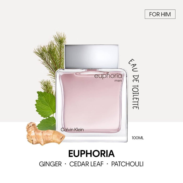Calvin Klein Euphoria Eau De Toilette For Men - Exotic Fume
