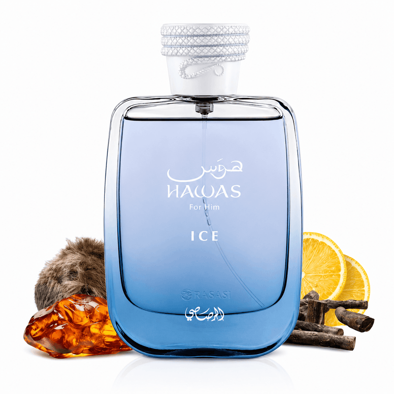 Rasasi Hawas Ice Eau de Parfum For Men - Exotic Fume
